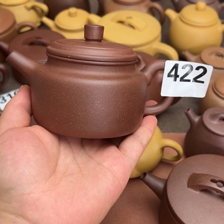 紫砂茶壶低槽清半手工230cc左右封釉