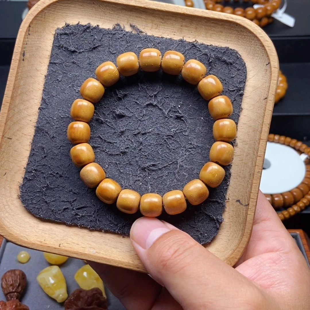 紫金鼠手串10.7mm精品天花板近实心黄金甲