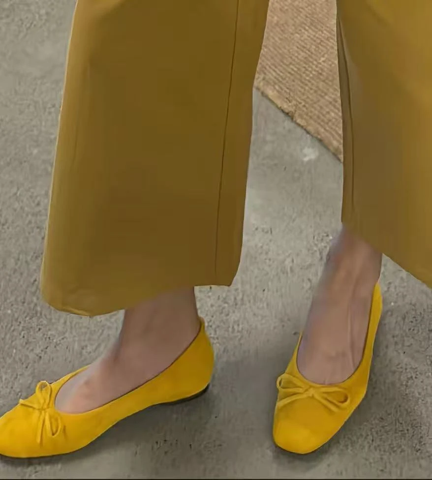 【娇娇私服定制】新款上新平底复古浅口单鞋352-8#