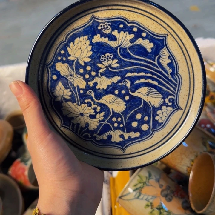 瓷片景德镇陶瓷手工手绘