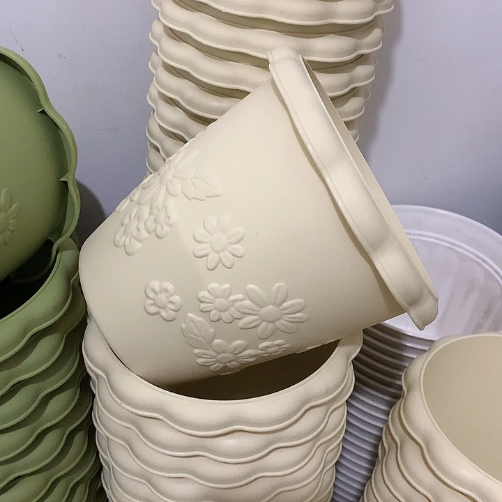 浮雕口18高17米白5个无托