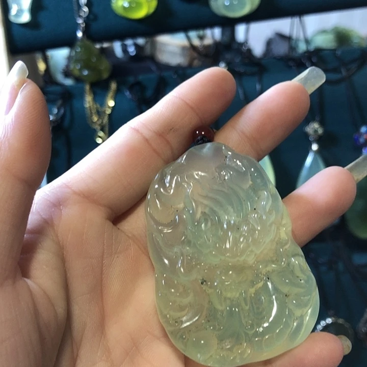 岫玉未镶嵌岫玉挂件