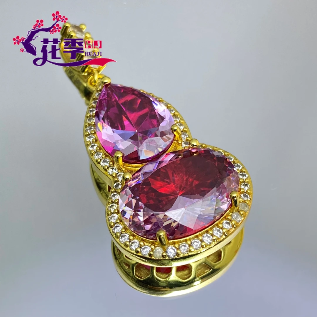 【花季】 原创艳彩双色强荧光吊坠WDA156