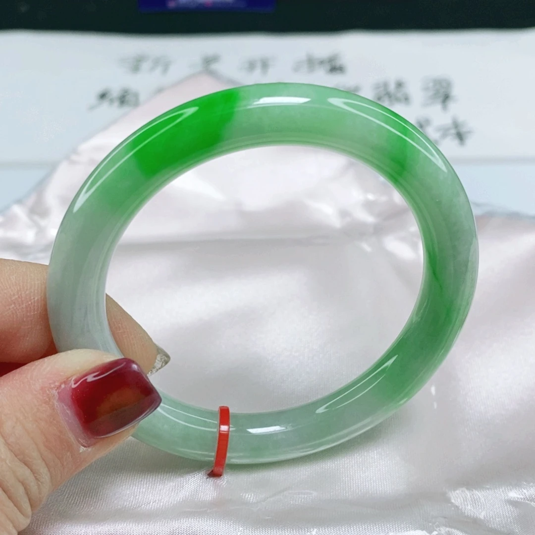 未镶嵌手镯（圆镯）翡翠圈口51.8