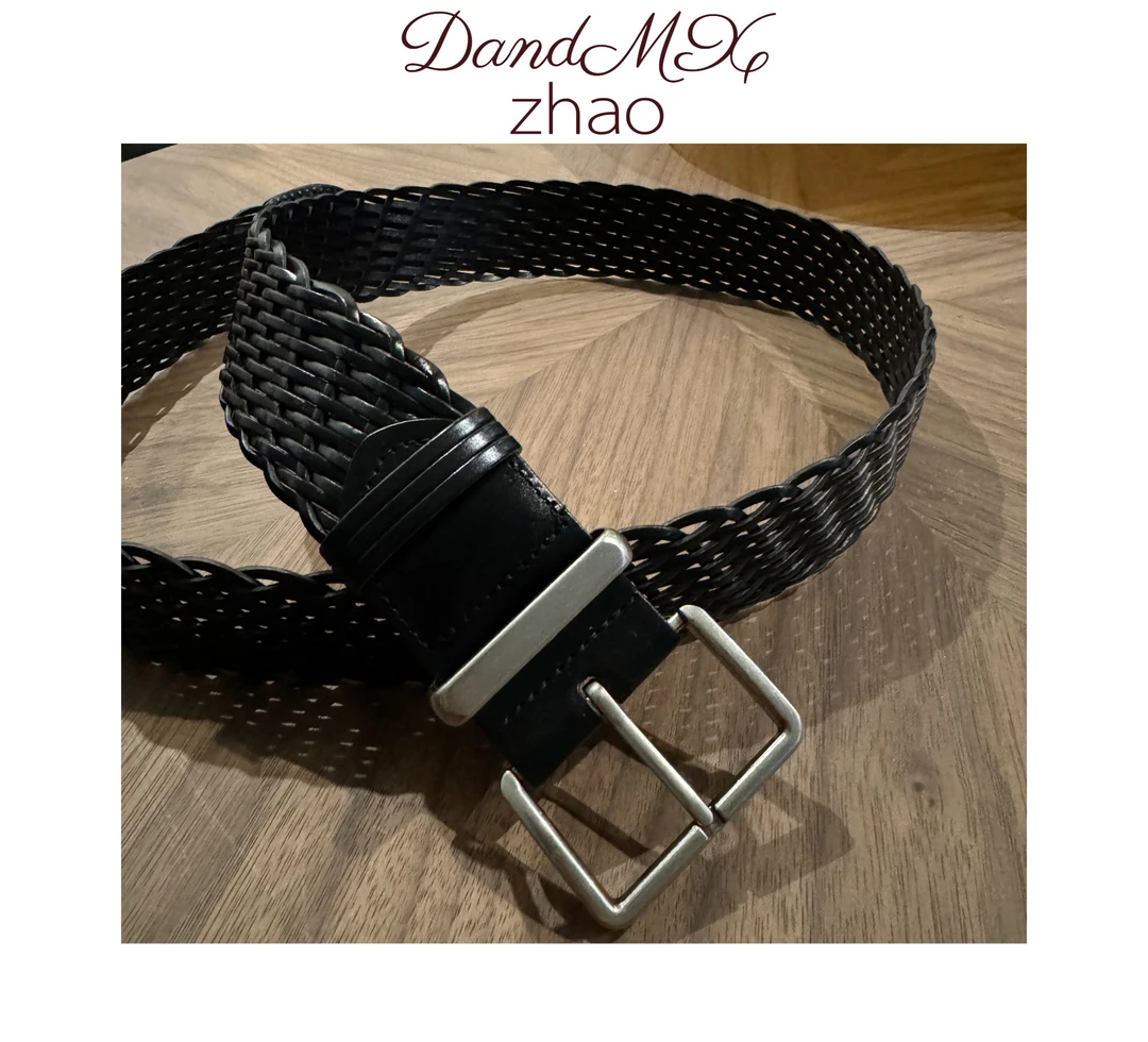 D&MX studio丨纯手工编织搭配装饰可调节皮带20250109