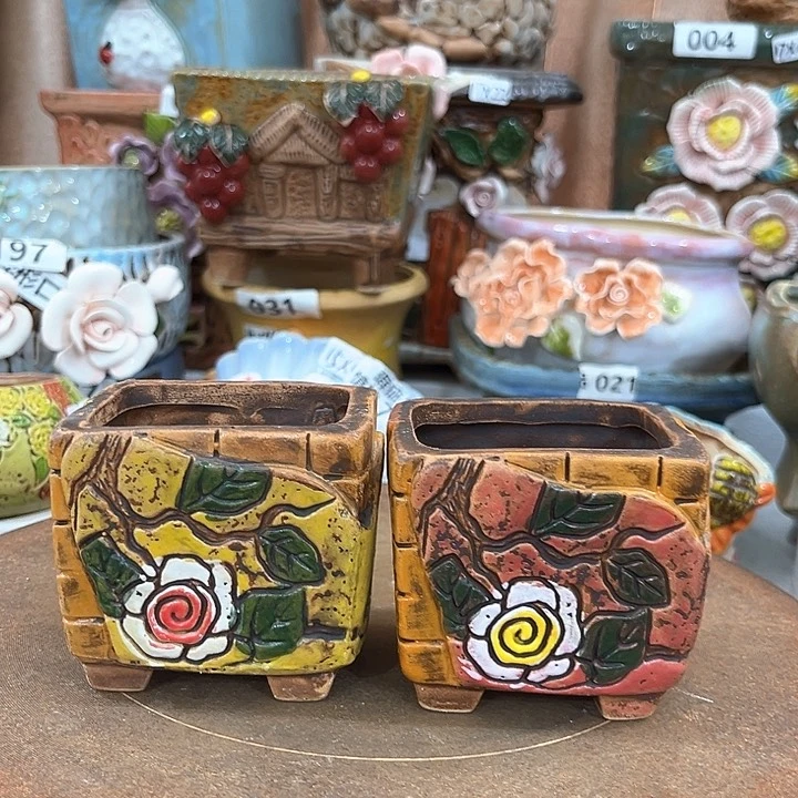 红陶粗陶多肉花盆