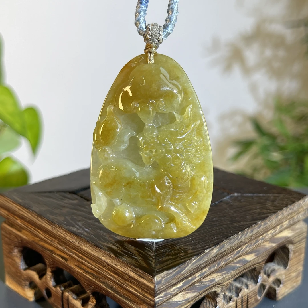 JTB17-88 天然翡翠缅甸A货 旗开得胜