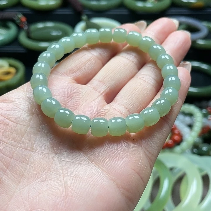 和田玉未镶嵌手链