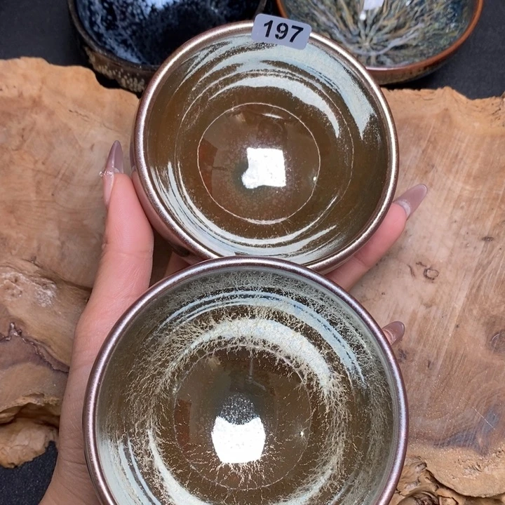 茶盏建窑建盏主人杯197微瑕