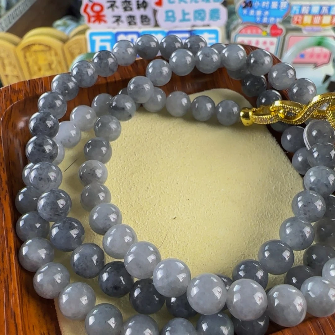 未镶嵌手串翡翠老坑8.2