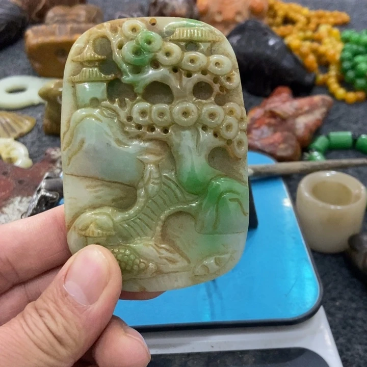 吊坠白玉菩提摆件