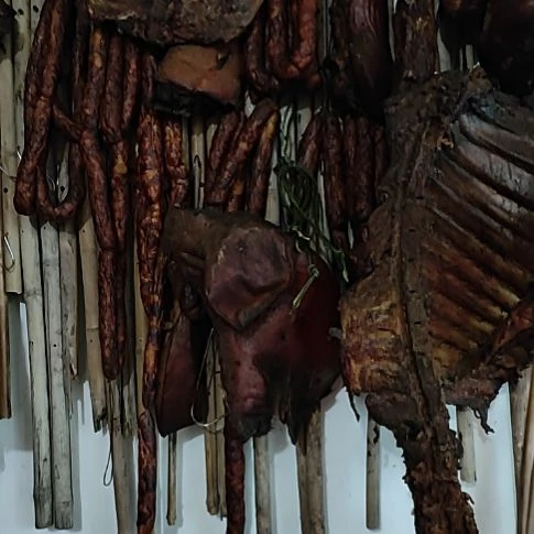 四川大竹山货团柴火柏丫香肠