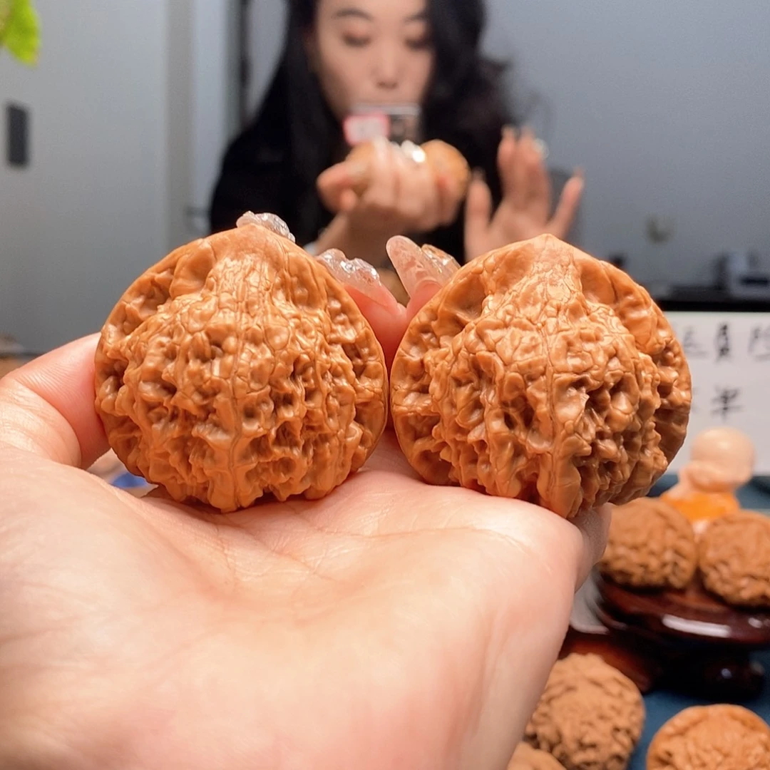 文玩核桃把件官帽48