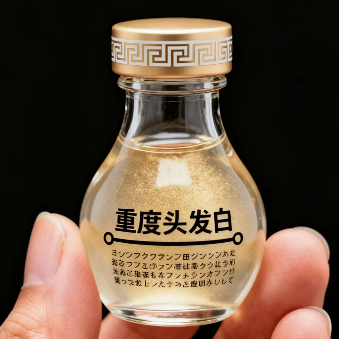 【日本乌发精华液】哪里白喷哪里 【不黑褪空盒】