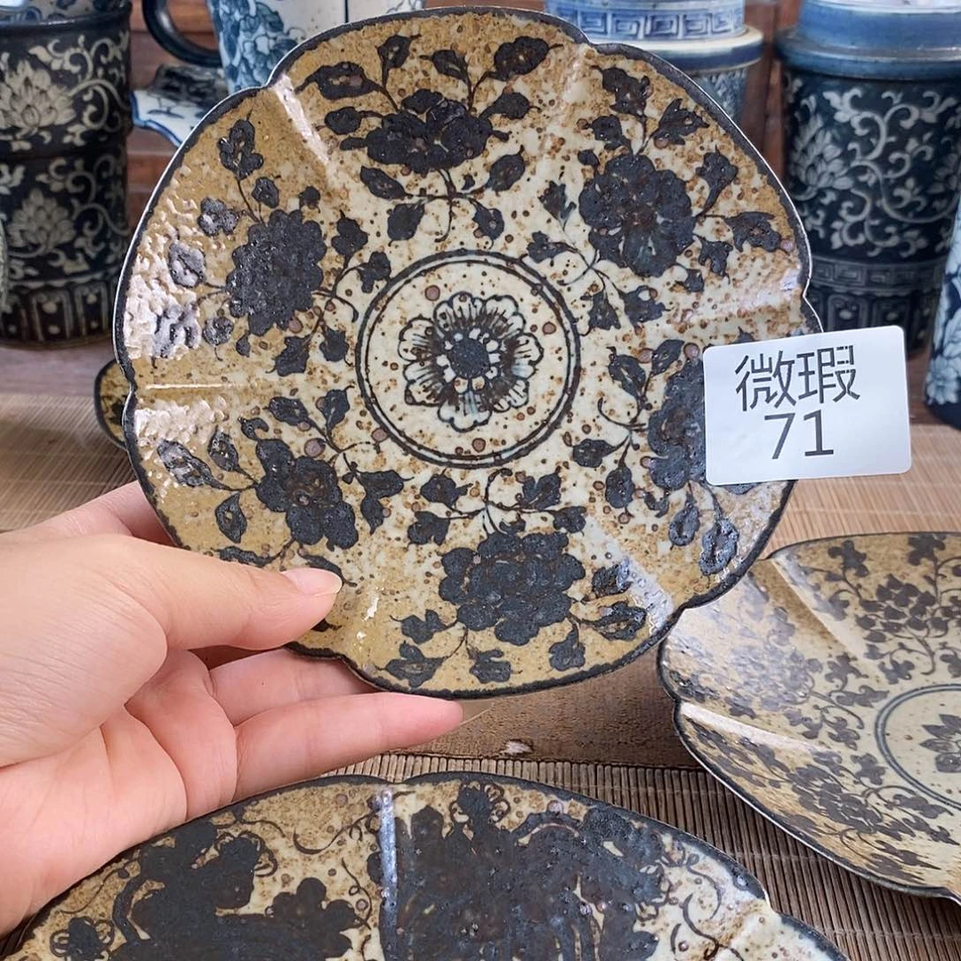 手工手绘青花高温陶瓷