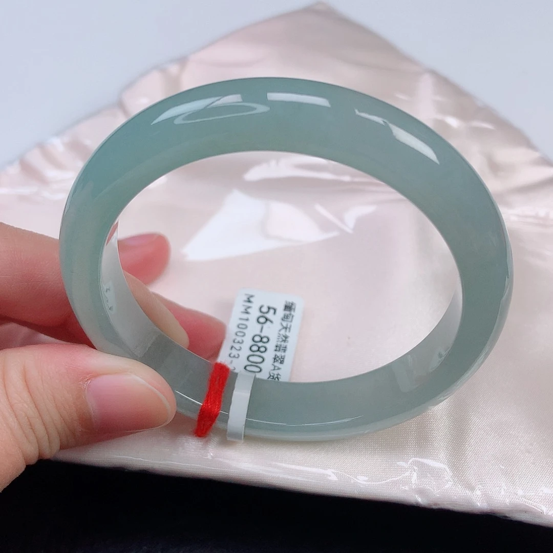 未镶嵌手镯翡翠56正圈