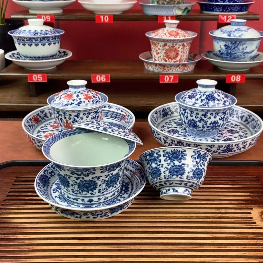 深***）小景德镇高温精选茶具