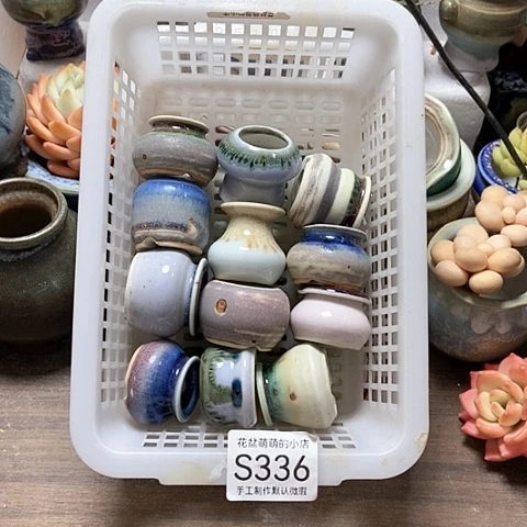 紫砂花盆336微瑕品口径2到3左右
