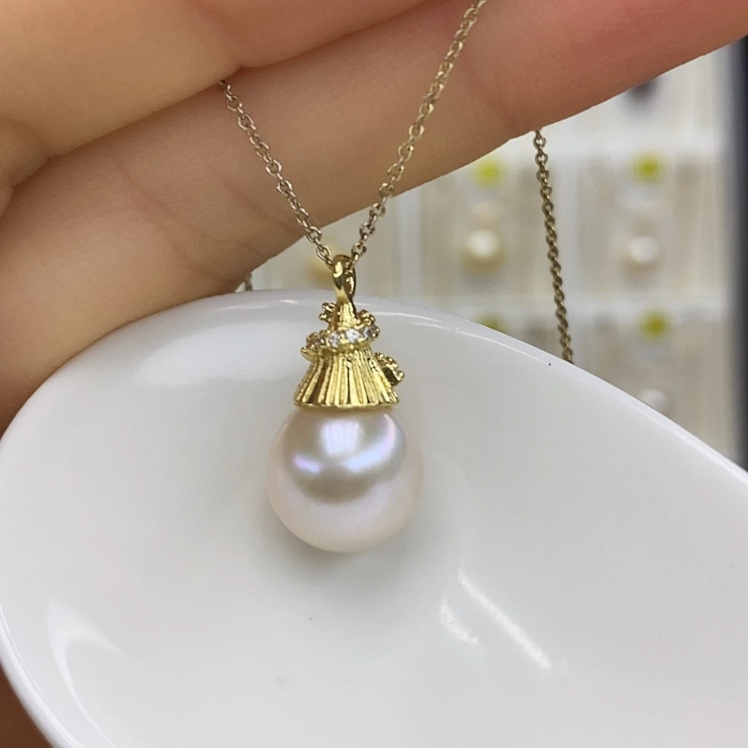 合金吊坠(赠链)淡水珍珠