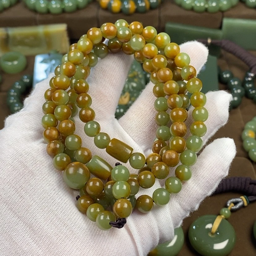 【闪购商品】未镶嵌手链岫岩河磨玉（透闪石质玉）⭐️***