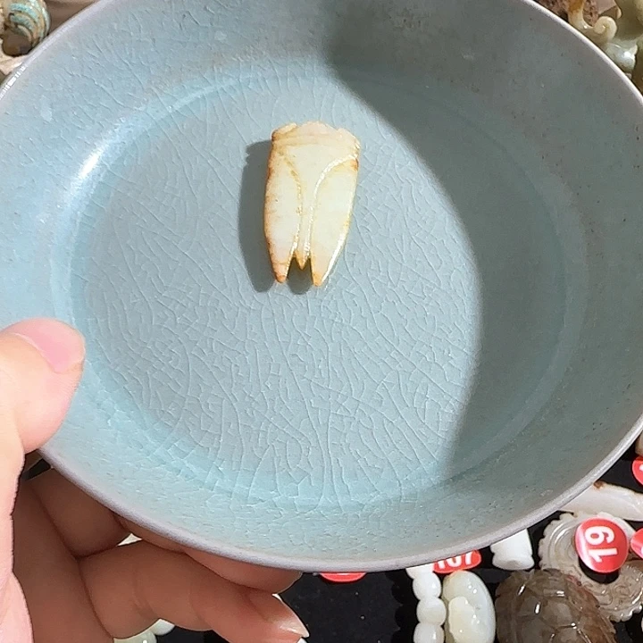 瓷片摆件恭喜发财恭喜结缘23