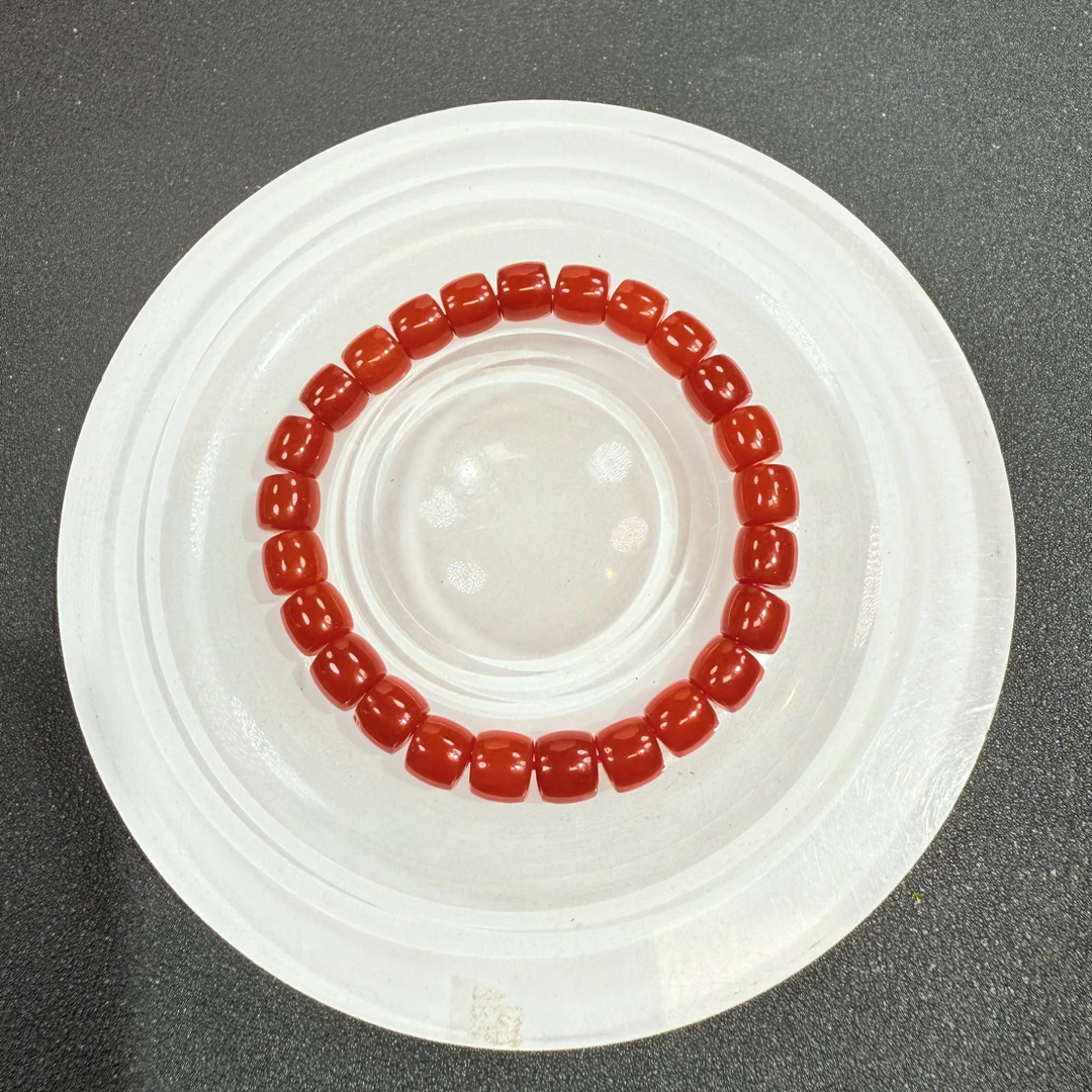 红色8mm手串发一条I34
