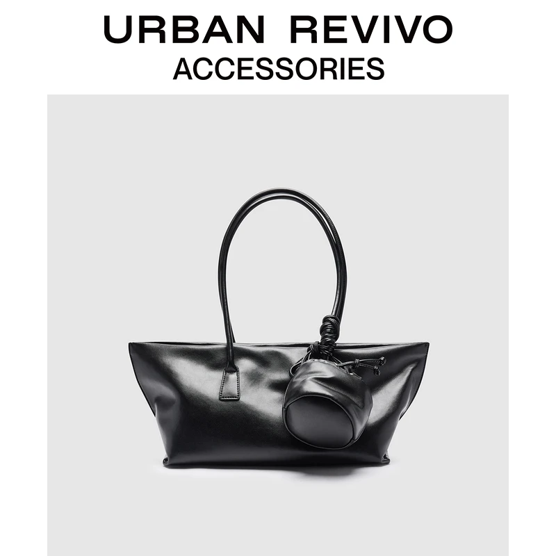 【HOT】URBAN REVIVO2025秋季新款女简约托特单肩包UAWB50250