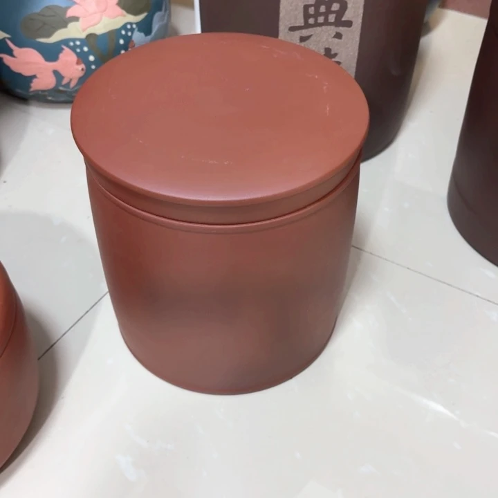 尘***隐紫砂茶叶罐紫砂茶叶罐