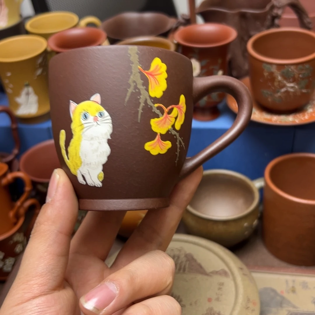 紫砂茶杯紫砂主人杯160cc