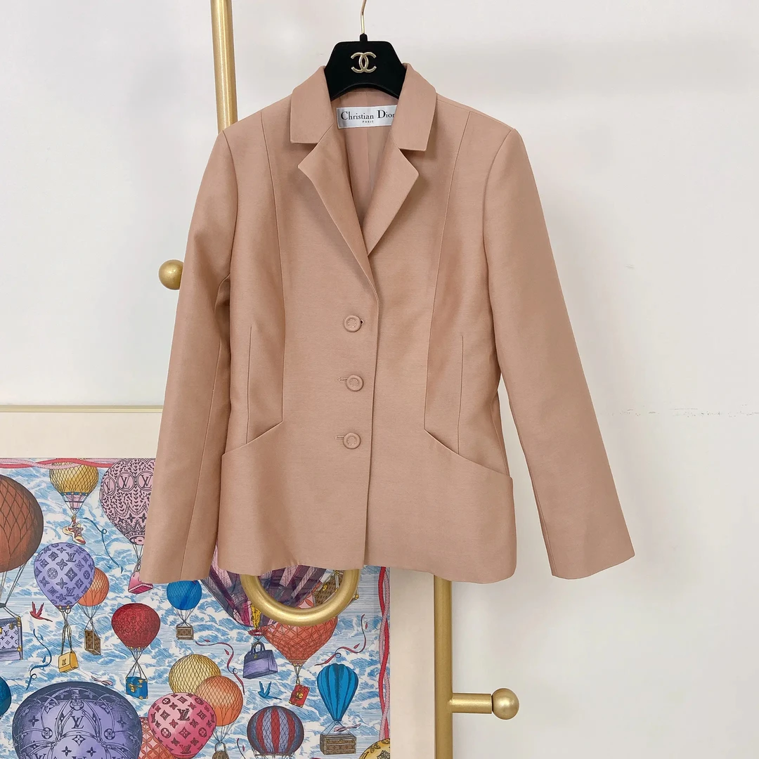 99新 DIOR/迪奥 迪奥粉色西装外套 F38码 18070343