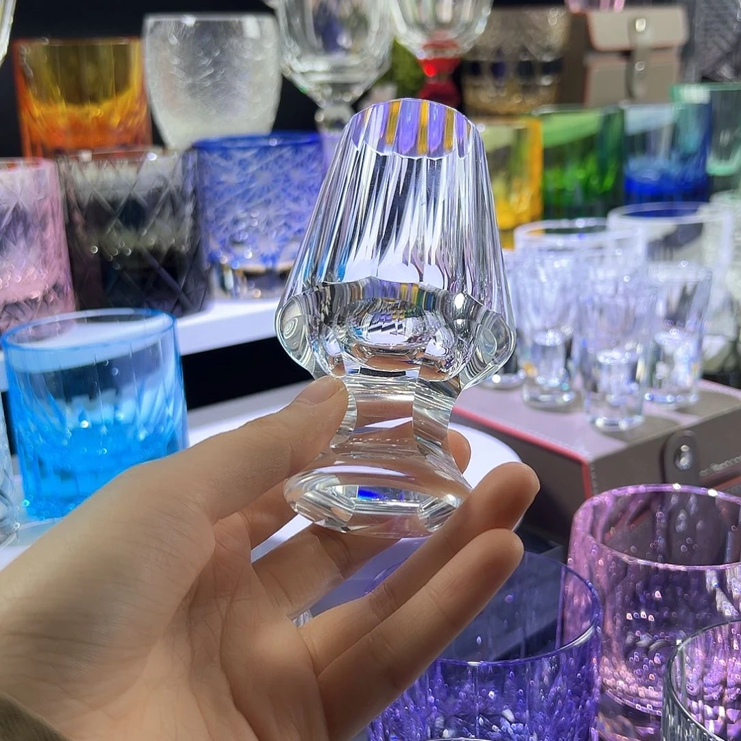 水晶厚款骄***巴闻香杯透色