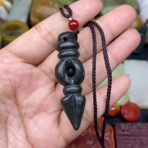 和田玉未镶嵌颈饰114