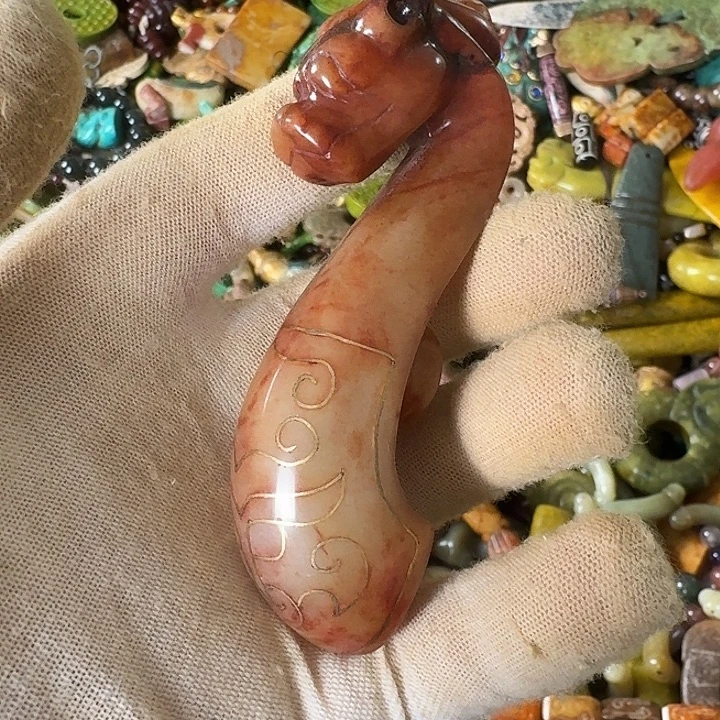 适***王和田玉未镶嵌挂件