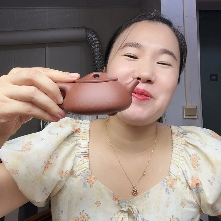 心***蔡紫砂茶壶原矿半手工紫泥景州150cc