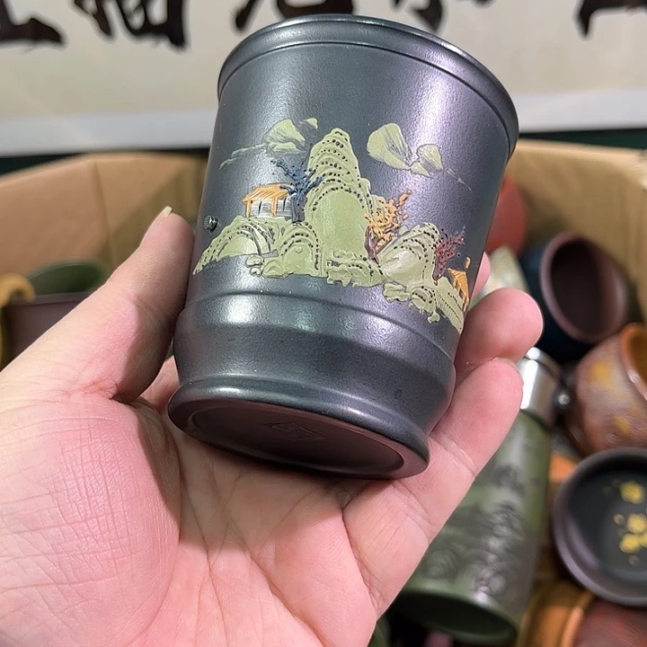 茶杯紫砂全手工紫砂主人杯