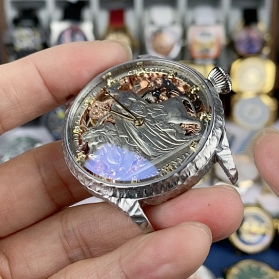钢金属合金人工动能机芯
