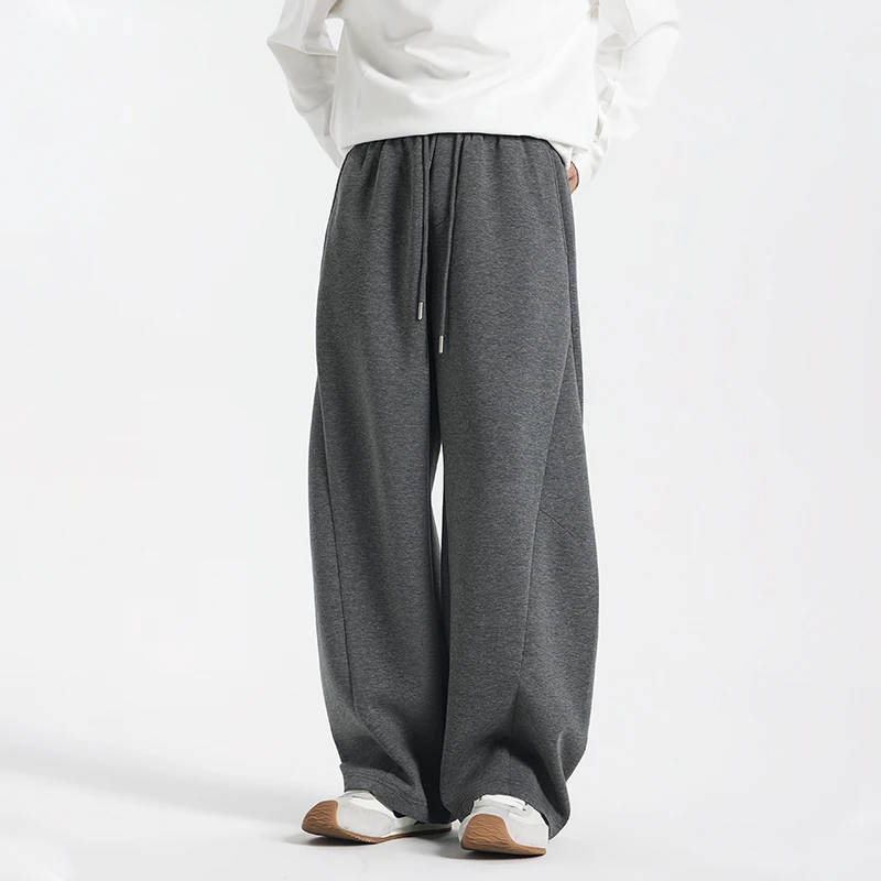 GCCDUPE77『云柔秘境』 兰精莫代尔60支云感软糯弯刀针织卫裤休闲裤