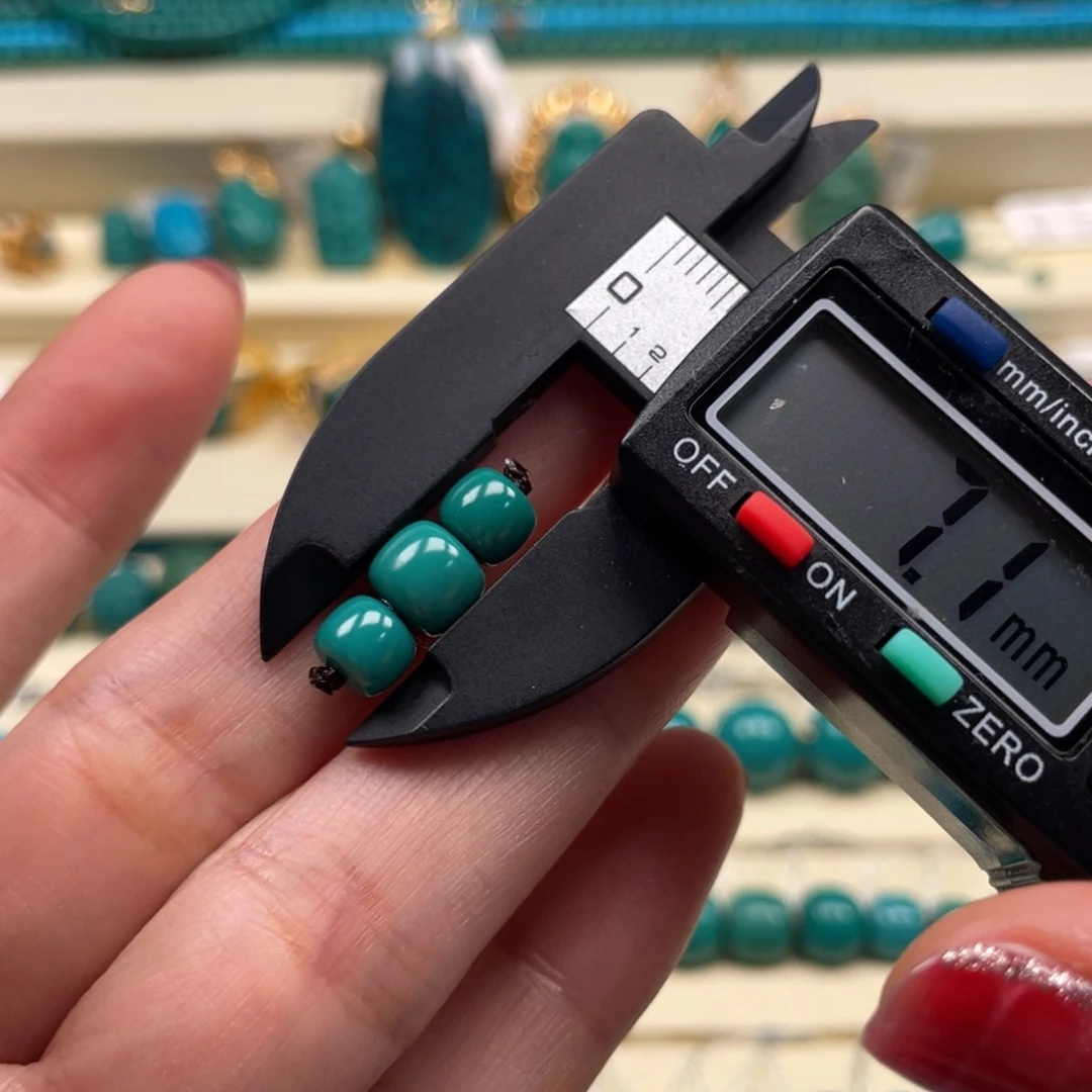 未镶嵌绿松石珠宝奇石三连