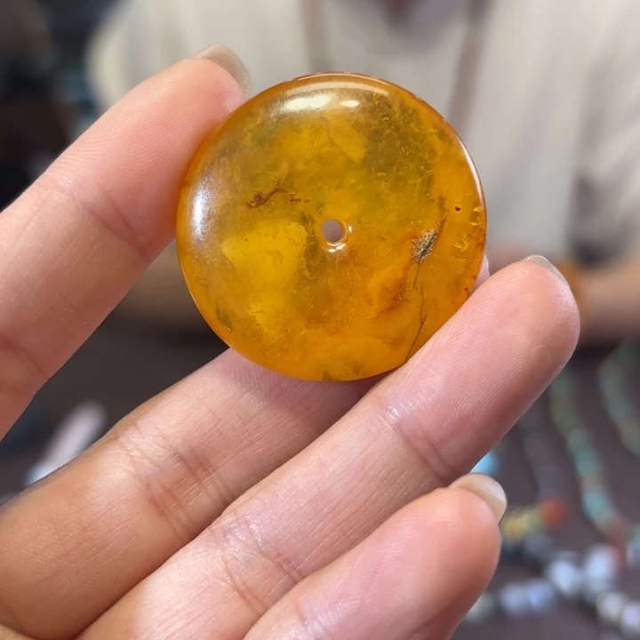 蜜蜡颈饰未镶嵌蜜蜡