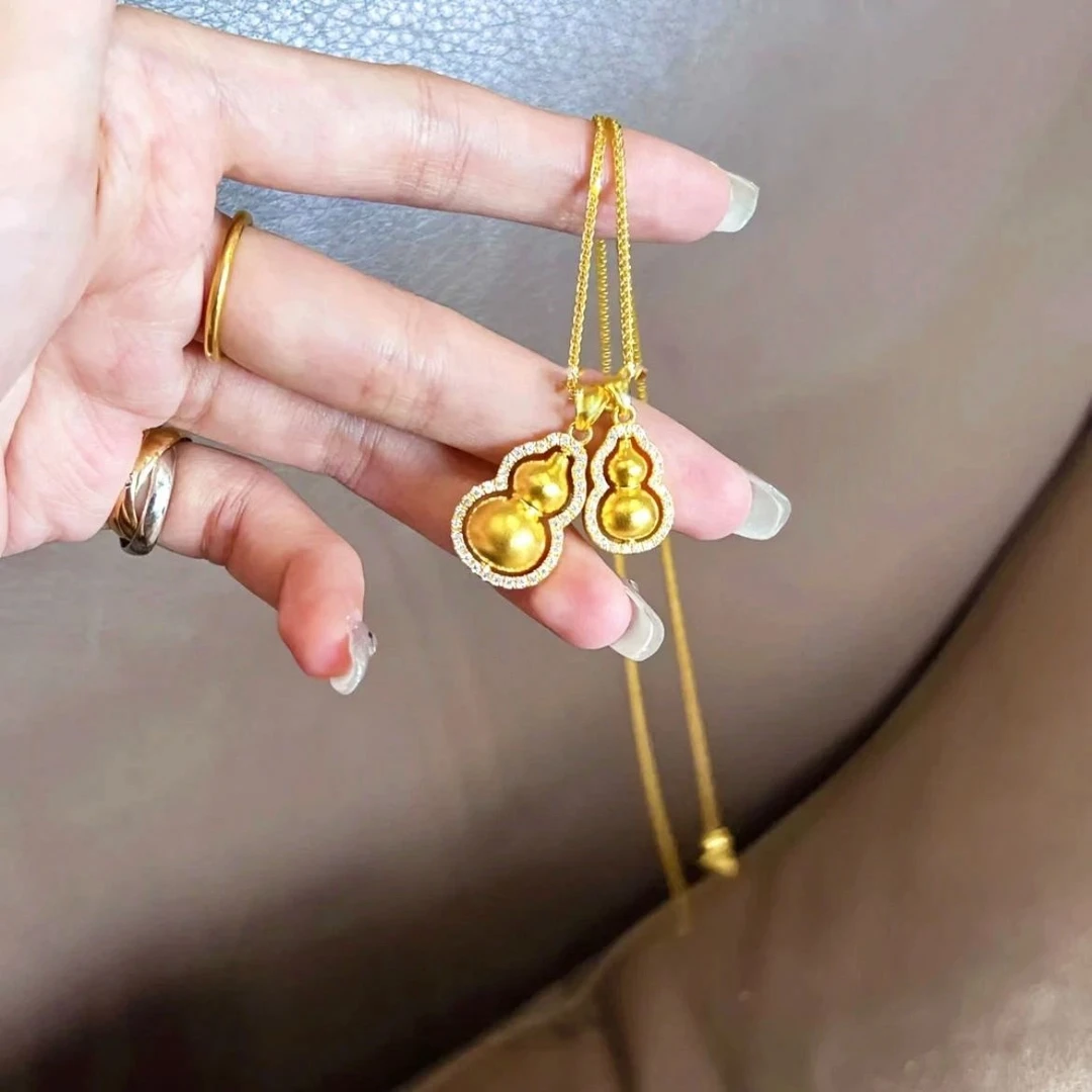 新款小葫芦吊坠项链ZD0331