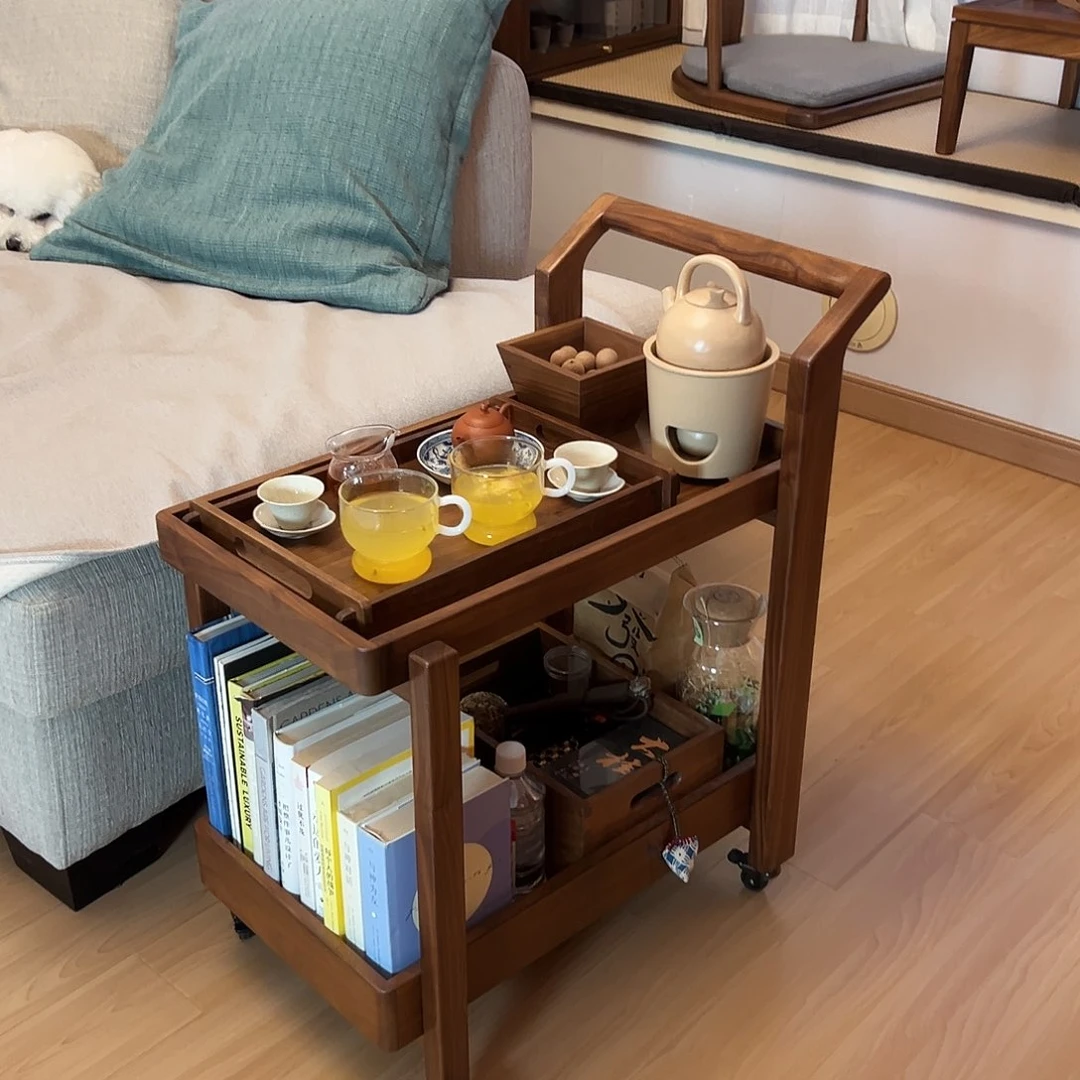 黑胡桃木黑胡桃木小推车（不带赠品）