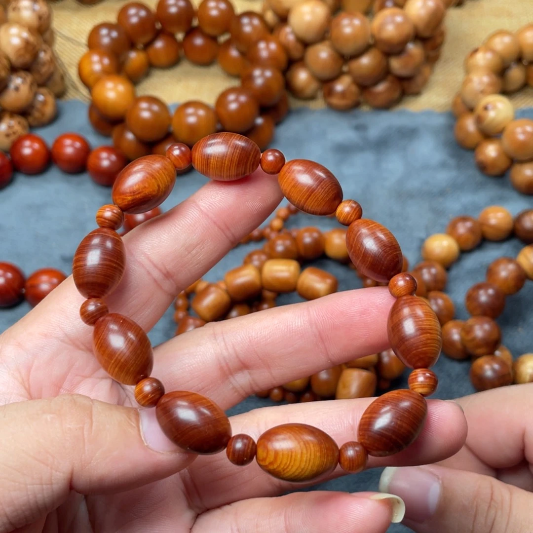 无事牌柏木（崖柏）川料陈化黑油橄榄珠