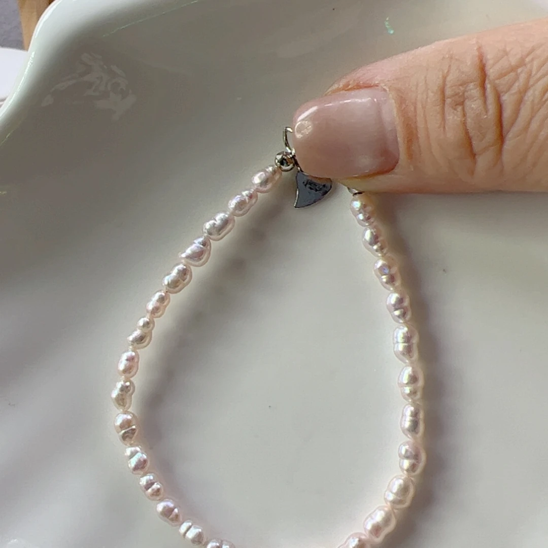 手链淡水珍珠合金