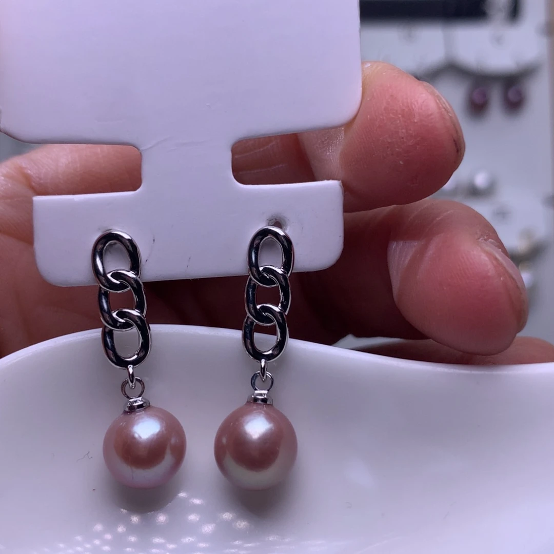 未镶嵌耳饰淡水珍珠
