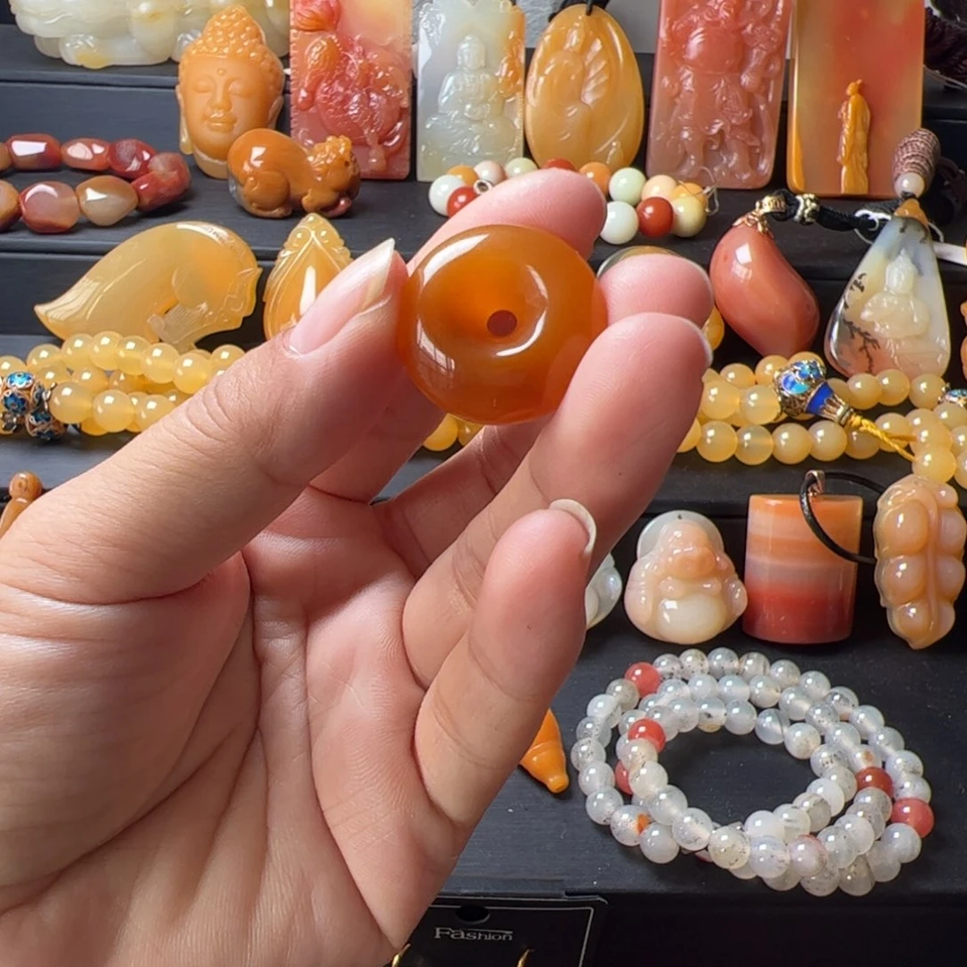 银S925镀金镶嵌石英质玉（黄龙玉）吊坠(不含链)