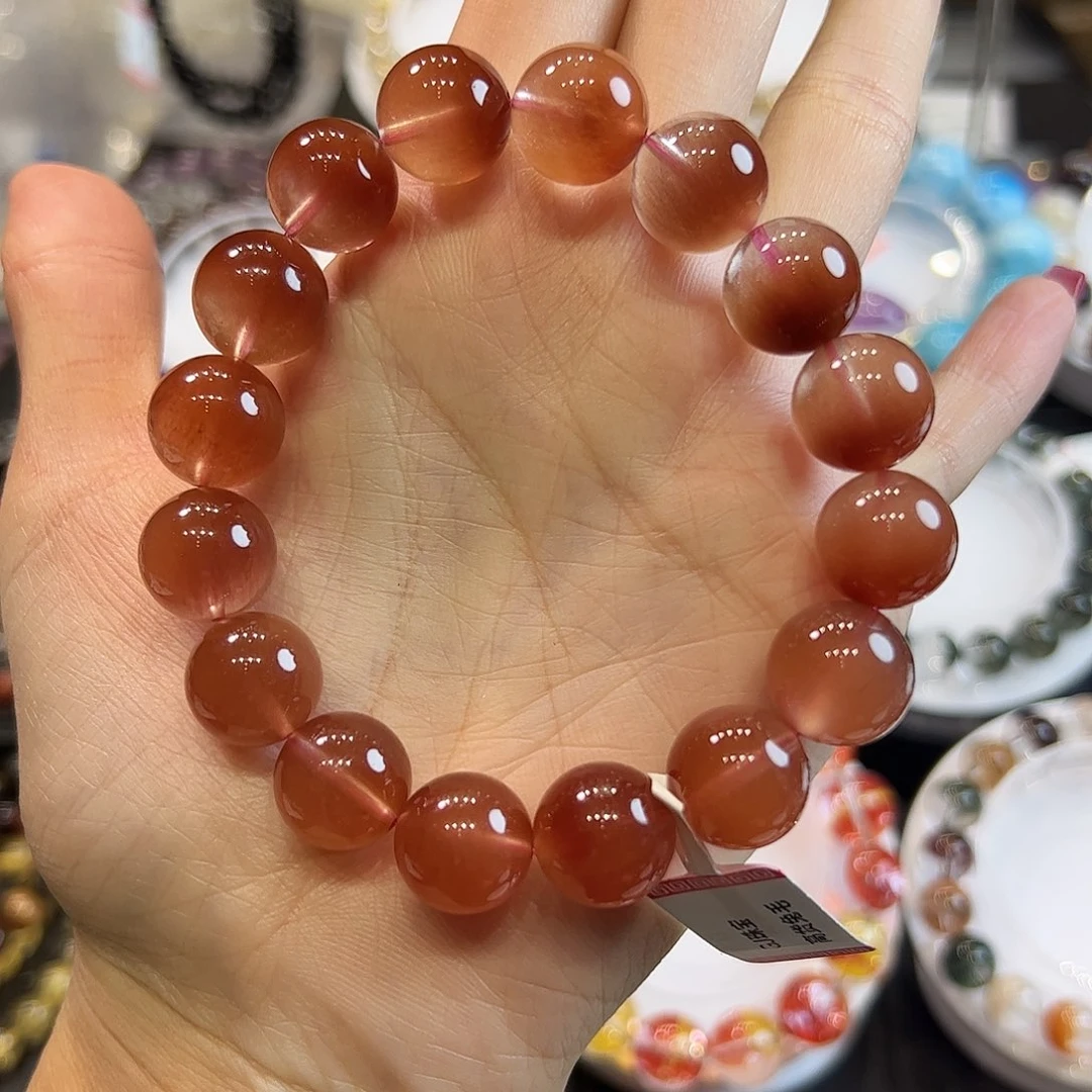 水晶未镶嵌手链sg21高品红兔毛