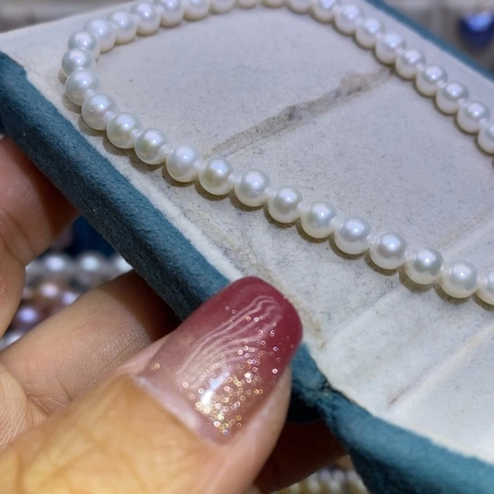 淡水珍珠珠宝首饰银S925镶嵌