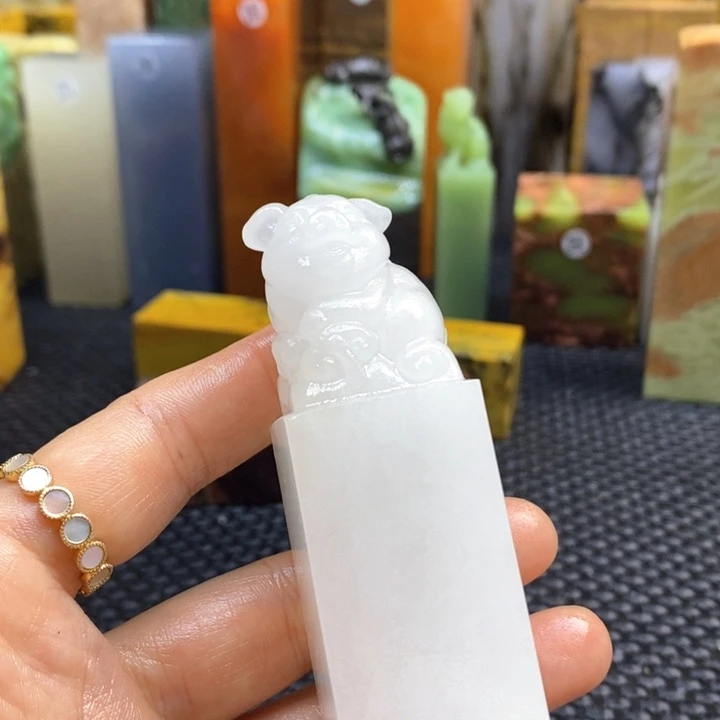 青田石乡**深青田石印章石