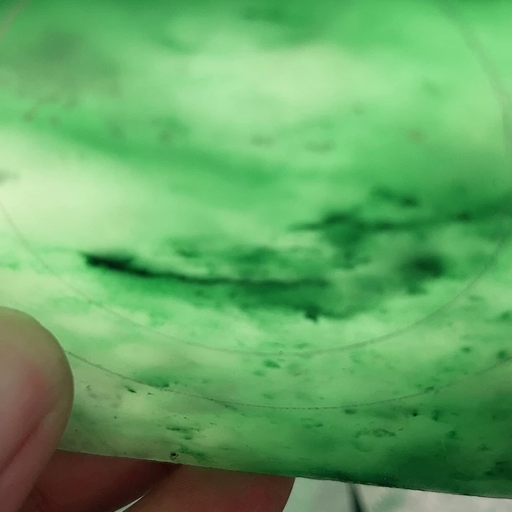 双***喜定制石英质玉（非洲翠）非洲翠手镯定制