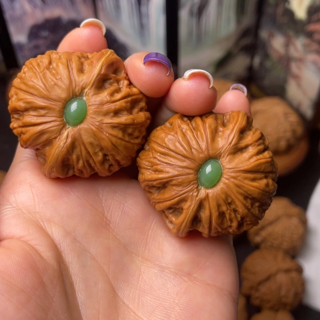 文玩核桃把件42铁锤